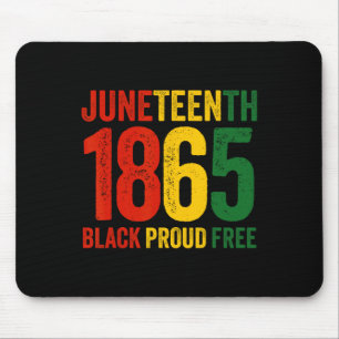 Juneteenth Freeish Since 1865 Black History Women Mouse Pad