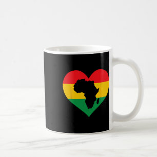 Juneteenth Heart Africa Fist June 19th 1865 Men Wo Coffee Mug