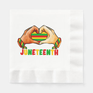 Juneteenth Heart Napkin