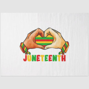Juneteenth Heart  Tissue Paper