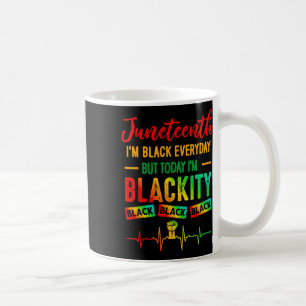 Juneteenth I'm Black Independence Celebration Blac Coffee Mug