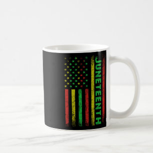 Juneteenth In A Flag Black History Juneteenth Coffee Mug