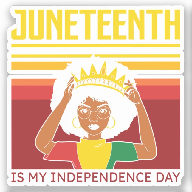 Juneteenth | Independence | Afro Woman (Front)
