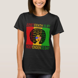 Juneteenth Independence Day Afro Lady Shirt