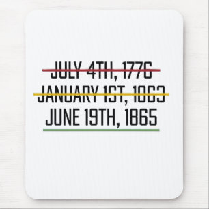 Juneteenth Independence Day Black History Mouse Pad