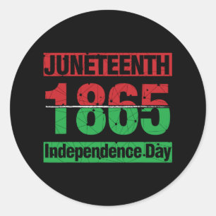 Juneteenth Independence Day - Juneteenth Classic Round Sticker