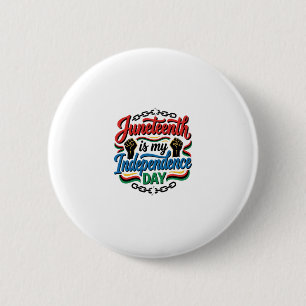 Juneteenth Independence Day Vintage Shirt Design_1 6 Cm Round Badge