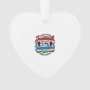 Juneteenth Independence Day Vintage Shirt Design_1 Ornament