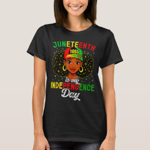 Juneteenth is independence day 1865 afro women T-Shirt
