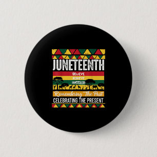 Juneteenth Is My Independence Day African 1865 Fre 6 Cm Round Badge