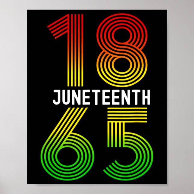 Juneteenth Is My Independence Day Black Pride  Poster (Front)