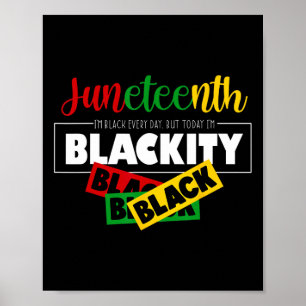 Juneteenth Is My Independence Day Black Women Blac Poster