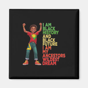 Juneteenth Is My Independence Day Black Women Kid Magnet