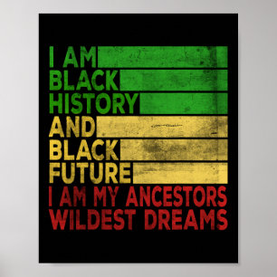 Juneteenth Is My Independence Day Black Women Kid  Poster