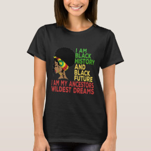 Juneteenth Is My Independence Day Black Women Kid T-Shirt