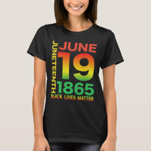 Juneteenth Is My Independence Day Free Ish Black M T-Shirt