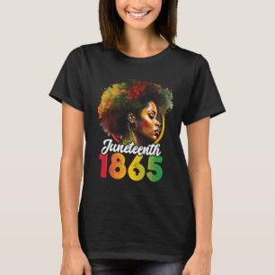 Juneteenth Is My Independence Day Shirt Womens Bla