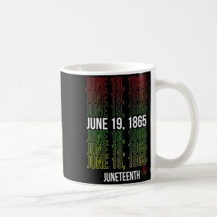 juneteenth june 19 1865 black african american anc coffee mug
