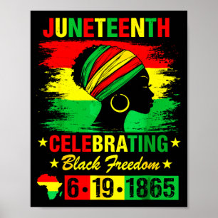 Juneteenth june 19th 1865 american african poster
