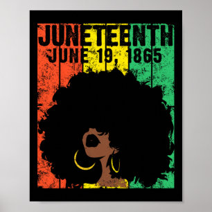 Juneteenth June 19th 1865 Ancestors African Americ Poster