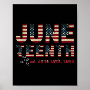 Juneteenth June 19th 1865 Texas1 Poster