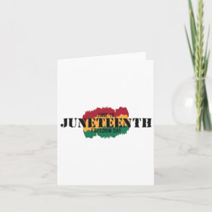 Juneteenth - Juneteenth Is My Independence Day Sti Card
