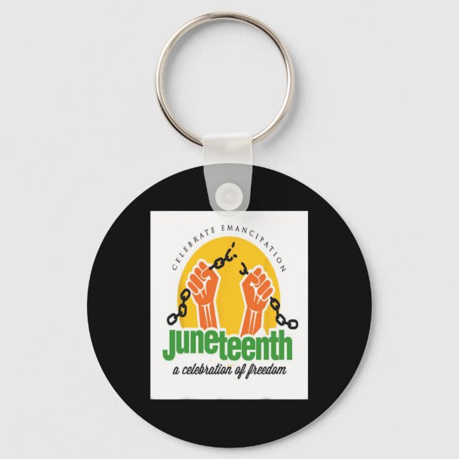 Juneteenth  key ring (Front)