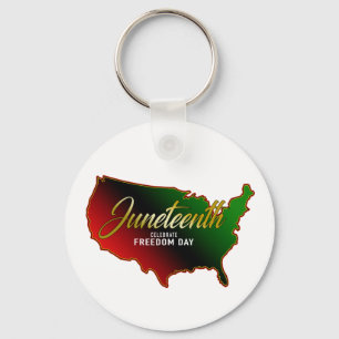 Juneteenth Key Ring