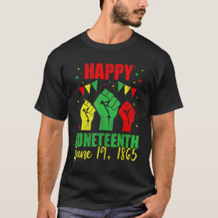 Juneteenth  Kids Men Women Happy Juneteenth June 1 T-Shirt