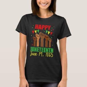 Juneteenth  Kids Women Men Happy Juneteenth June 1 T-Shirt