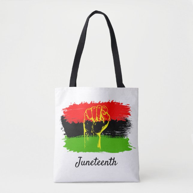 Juneteenth National Independence Day Tote Bag (Front)