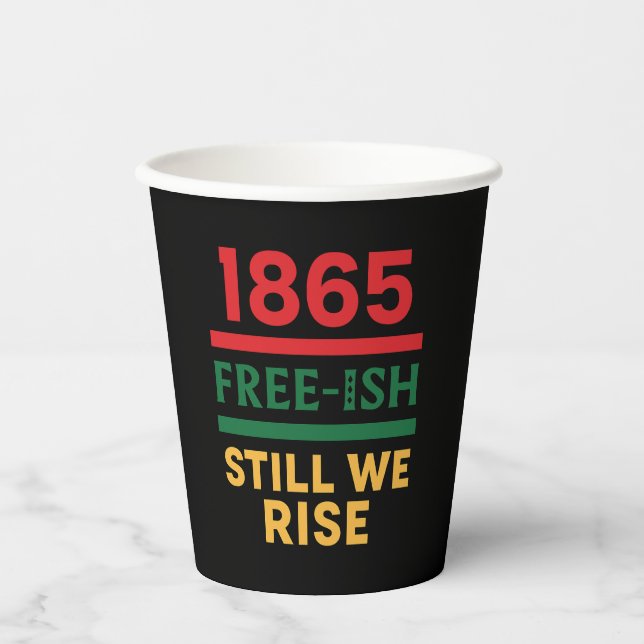 Juneteenth Paper Cups (Front)
