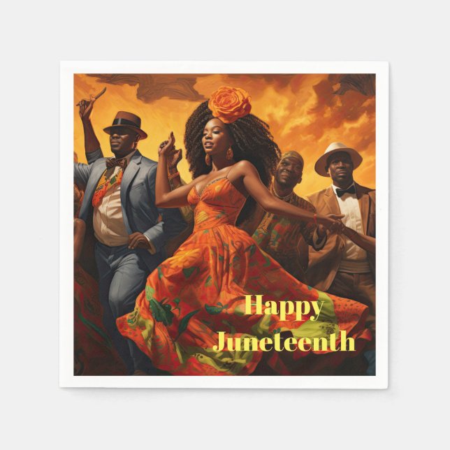 Juneteenth Paper Napkin (Front)
