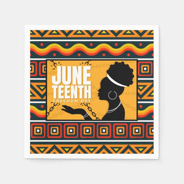 Juneteenth Paper Napkins (Front)