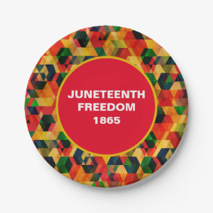 Juneteenth Paper Plates