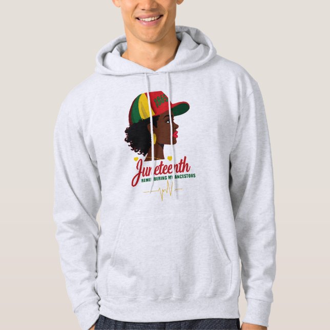 Juneteenth Pride – 1865 Heritage Tribute Hoodie (Front)