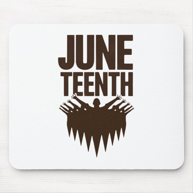 Juneteenth Pride Honouring Emancipation And Equali Mouse Pad (Front)