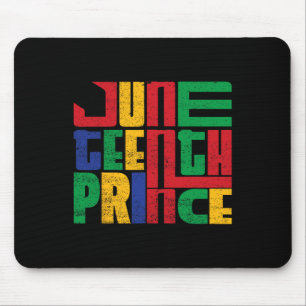 Juneteenth Prince Black Man Boy Juneteenth Prince Mouse Pad