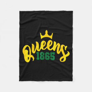juneteenth queen black girl magic melanin man wome fleece blanket