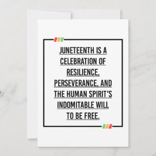Juneteenth Quotes, Freedom of African American. Invitation