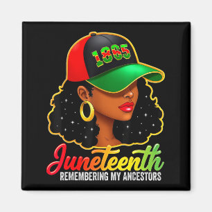 Juneteenth remembering ancestors black women magnet