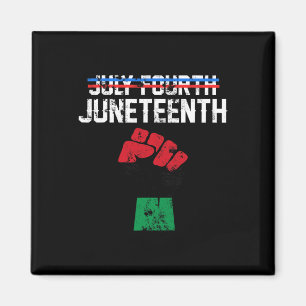 Juneteenth Shirt Black History American African Fr Magnet