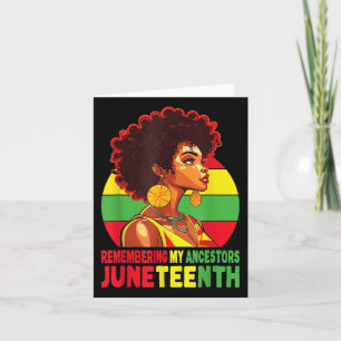 Juneteenth Shirt For Black Women – Remembering My  Card