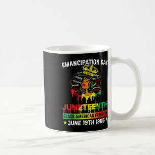 Juneteenth Shirt Women African Black American Free Coffee Mug