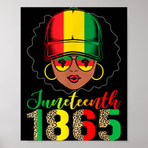 Juneteenth shirt women girls queen pride funny poster
