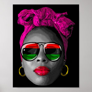 Juneteenth Shirts Women Drug Afro Doll Queen Black Poster