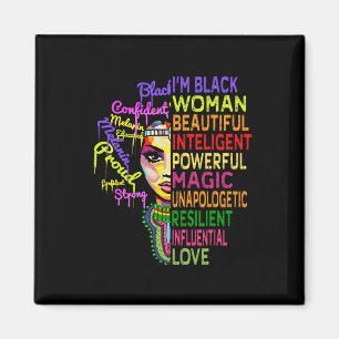 Juneteenth Shirts Women History Month Black Girl M Magnet