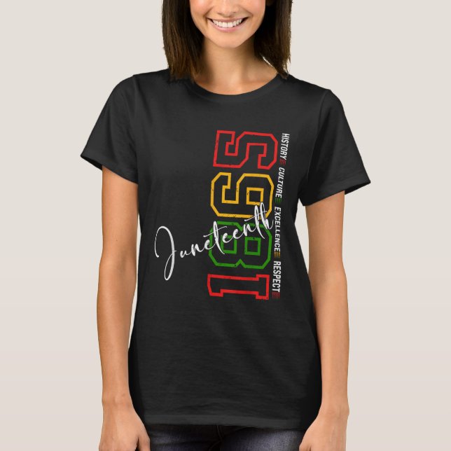 Juneteenth Shirts Women Men African American Junet (Front)