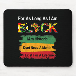 Juneteenth Shirts Women Men African Map Kente Clot Mouse Pad