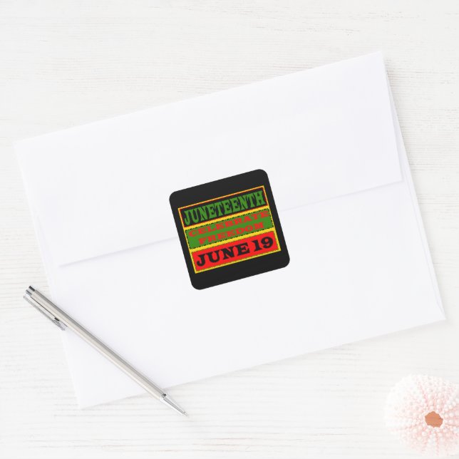 Juneteenth Sticker (Envelope)